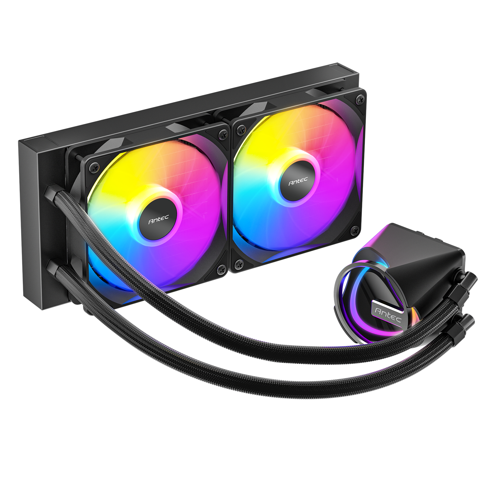Photos - Computer Cooling Antec Skeleton 240 ARGB All-in-One Liquid CPU Cooler 0-761345-40065-7 